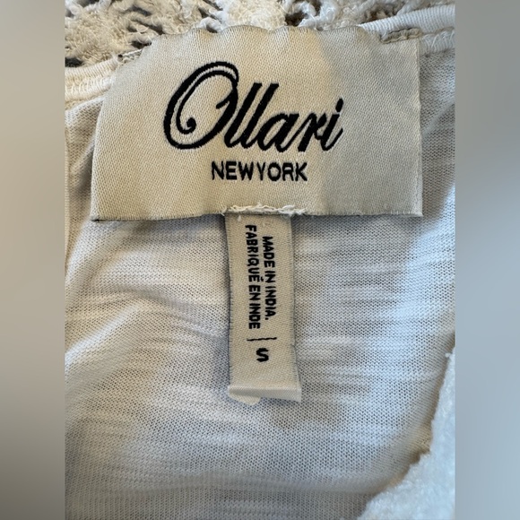 Plato Dori Ruffle Sleeve lace Crochet Top - Picture 7 of 13